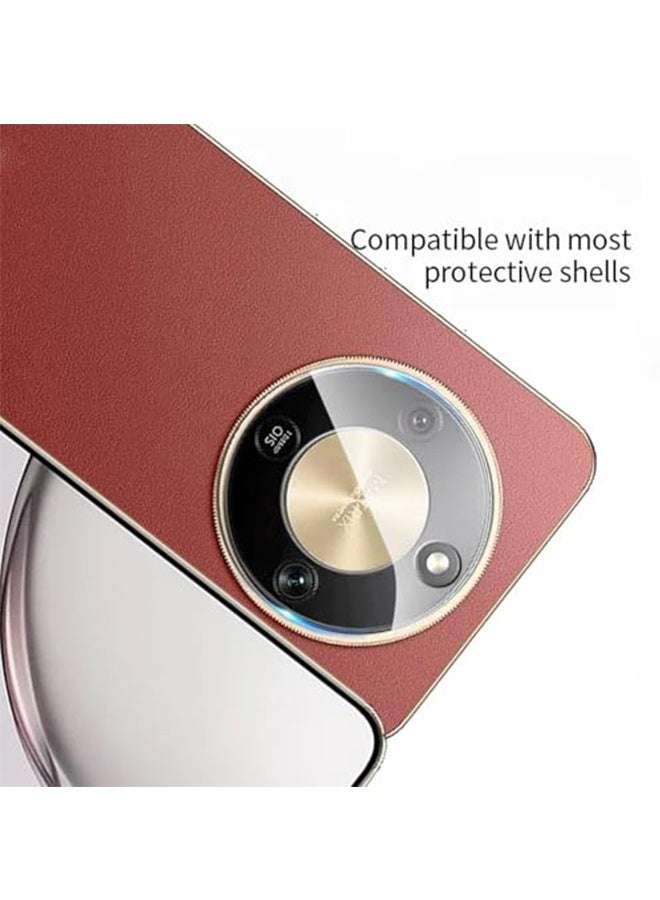 واقي شاشة 2 في 1 لهاتف Honor X9d 5G مع غشاء عدسة الكاميرا، زجاج مقسّى مضاد للتجسس، غشاء واقي شاشة مضاد للخدش - Image 3